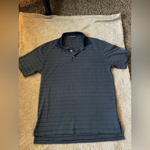 Peter Millar Summer Comfort striped logo polo size M